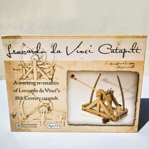 NEW Wood Leonardo da Vinci Catapult Model Craft Kit School History Engineering